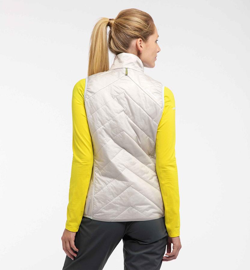 Haglöfs Womens L.I.M Barrier Vest Grey New Zealand 28457GONB